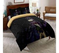 Parure De Lit Double Eu-Vv Five Nights At Freddy's Avec Housse De Couette Et Taies D'oreiller, Fermeture Éclair, 3 Pieces, Microfibre Brossée Ultra Douce, Ours