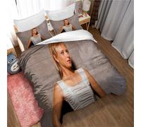 Parure De Lit Double Eu-Vv Maria Sharapova Avec Housse De Couette Et Taies D'oreiller, Fermeture Éclair, 3 Pieces, Microfibre Brossée Ultra Douce, Photo