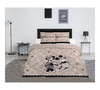 Aymax Parure de lit double Mickey et Minnie Classic polycoton réversible 240x220 + 2 taies 65x65