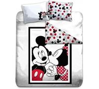 Gamesland Disney - Parure de lit 140x200cm - Mickey & Minnie '100% Cotton'