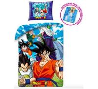 Parure de lit - Dragon Ball - 140x200 cm - 70x90 cm - 100% coton - Lavable à 30°C