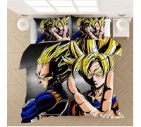 Parure de lit Dragon Ball - Licence Dragon Ball - Impression 3D - Microfibre 200x200cm