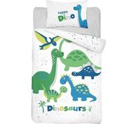 Parure de lit en bambou pour lit d'enfant Dino 100x135 DETEXPOL