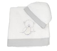 Parure de lit en corail pour lit bébé 60 x 120 doux rêves
