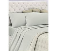 Parure de lit en Coton, 100% Coton, Respirante sans substances nocives, qualité certifiée Standard 100 par Oeko-TEX Confiance au Textile, 1 Place et demie, COL Beige, Designed in Italy