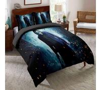 Parure De Lit En Coton Joseph Kerr, Motif Joker, Jupe De Lit, 2 Taies D'oreiller, Housse De Couette, Bordure Eric