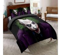 Parure De Lit En Coton Joseph Kerr, Motif Joker, Jupe De Lit, 2 Taies D'oreiller, Housse De Couette, Bordure Eric