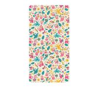 Parure de lit en coton ultra doux pour berceau de bébé motif singe magenta 99 x 68 cm