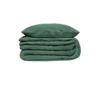 Atmosphera - Parure de lit - Gaze de Coton - Vert céladon - 260x240 cm