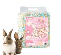 Parure de lit en papier douce pour hamster - Sans poussière - Litière en papier pour lapin, hamster avec contrôle des odeurs - Pour hamster nain syrien, gerbille - Multi-usage