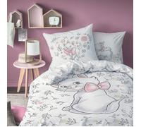 Parure de lit enfant 100% Coton - DISNEY LES ARISTOCHATS CHAMPÊTRE - Blanc - 140x200+63x63cm