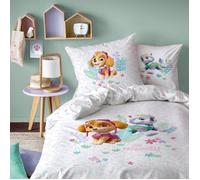Parure de lit enfant 100% Coton - PAT PATROUILLE PARADISE - Parme - 140x200+63x63cm