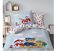 Parure de lit enfant 100% Coton - PAT PATROUILLE PATBOY - Bleu - 140x200+63x63cm