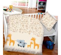 Parure de lit enfant 100x135cm / 40x60cm - Koala & Girafe