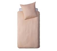 Atmosphera Parure de lit Lili 2 pièces en gaze de coton 140x200 cm Rose