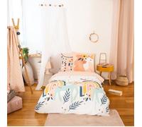 Parure de lit enfant 140x200cm réversible 100% coton adouci