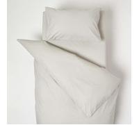 Parure de lit enfant - Coton égyptien - Gris - 120 x 150 cm - Hypoallergénique - Ultra doux