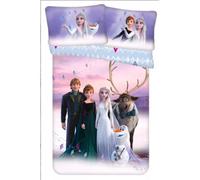 Parure de lit enfant - Disney - La Reine des Neiges - Ana et Elsa - 100% coton - 100x135 cm