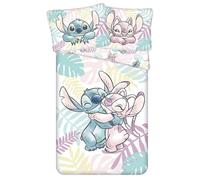 Parure de lit enfant - Disney Lilo et Stitch - Couette 140x200 cm - Oreiller 70x90 cm - 100% coton