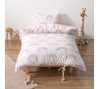 Parure de lit Enfant Fille et garçon en Jolis Motifs - Linge de lit 160x220 Housse de Couette Enfant 1 Personne avec taie Oreiller 50 x 70 Tissu Confort Respirant (Arc-en-Ciel délice)