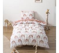 Parure de lit Enfant Fille et garçon en Jolis Motifs - Linge de lit 160x220 Housse de Couette Enfant 1 Personne avec taie Oreiller 50 x 70 Tissu Confort Respirant (Arc-en-Ciel Bohème)