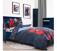 Parure de lit enfant Marvel Marvel Spiderman Rues de la Villes lit pour deux Bleu Bleu PARURE DE COUETTE
