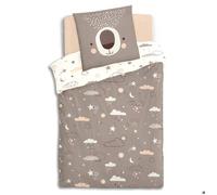 Parure de lit enfant ours coton 140x200cm - Atmosphera createur d'interieur