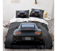 Parure De Lit Enfant Personne Housse De Couette Voiture De Sport Xcm Avec Taies D'oreiller Xcm D Hd Impression Microfibre Fast Voiture Furious Course Pi¿¿Ces Pour Adolescents Gar