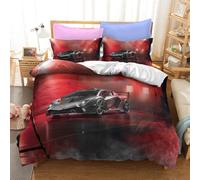 Parure De Lit Enfant Personnes Housse De Couette Voiture De Sport Xcm Avec Taies D'oreiller Xcm D Hd Impression Microfibre Fast Voiture Furious Course Pi¿¿Ces Pour Adolescents Ga