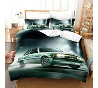 Parure De Lit Enfant Personnes Housse De Couette Voiture De Sport Xcm Avec Taies D'oreiller Xcm D Hd Impression Microfibre Fast Voiture Furious Course Pi¿¿Ces Pour Adolescents Ga