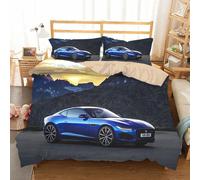 Parure De Lit Enfant Personnes Housse De Couette Voiture De Sport Xcm Avec Taies D'oreiller Xcm D Hd Impression Microfibre Fast Voiture Furious Course Pi¿¿Ces Pour Adolescents Ga