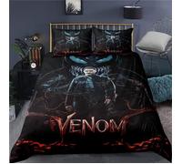 Parure de lit enfant Venom : Let There Be Carnage - Marvel - Carnage Shriek Eddie Brock - Microfibre 135x200