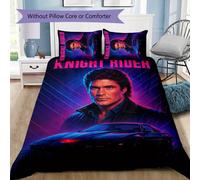 Parure De Lit Et Taie D'oreiller À Theme Knight Rider Retro Poster, Voiture Classique Et Design Héroïque, Literie Tendance Pour La Maison, Tissu Confortable Et Durable, Sui