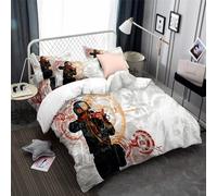 Parure De Lit Et Taies d'oreiller Modernes X 2 avec Counter Strike Global Offensive Housse De Couette Réversible en Coton Hypoallergénique Confortable (140 x 200 cm,CS 01)