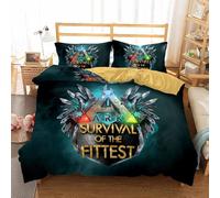 Parure De Lit Eu-Vv The Ark Survival Evolution, Housse De Couette Avec Fermeture Éclair Pour Homme Et Femme, Microfibre Douce, Infroissable, Ark