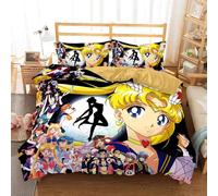 Parure De Lit Facile D'entretien Taille Double Parure De Lit Sailor Moon, Rose