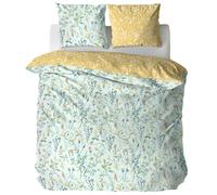 Parure de lit FLORISSANE 240x220 cm 100% polyester microfibre vert 3 pièces