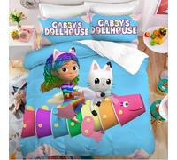 Parure De Lit Gabby's Dollhouse, Housse De Couette Kawaii Gabby's Dollhouse, Parure De Lit Simple Double, Housse De Couette