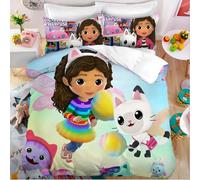 Parure De Lit Gabby's Dollhouse, Housse De Couette Kawaii Gabby's Dollhouse, Parure De Lit Simple Double, Housse De Couette