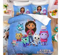 Parure De Lit Gabby's Dollhouse, Housse De Couette Kawaii Gabby's Dollhouse, Parure De Lit Simple Double, Housse De Couette