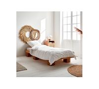 Parure de lit gaze de coton / coton 1 place 1 housse de couette avec 1 taie d'oreiller 140 x 200 cm