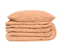 Atmosphera - Parure de lit - Gaze de Coton - Rose - 240x220 cm