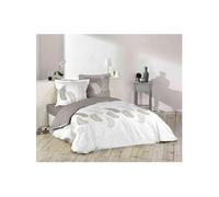 Douceur d'Intérieur – Housse de couette Goyave – 240 x 220 cm + 2 taies – Coton 57 fils