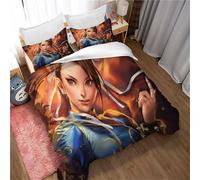 Parure De Lit Graffiti Mega Cool Colorful Youth Room Bedding Street Fighter Microfibre Avec Fermeture Éclair 200x220 Cm + 50x75 Cm, Image