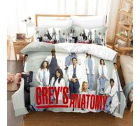 Parure De Lit Grey's Anatomy Imprimée En 3d, Housse De Couette, Draps De Lit King Size Et Queen Size