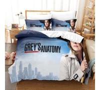 Parure De Lit Grey's Anatomy Imprimée En 3d, Housse De Couette, Draps De Lit King Size Et Queen Size