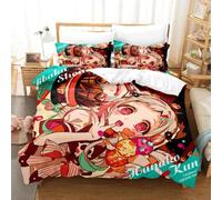 Parure De Lit Hanako-Kun, Housse De Couette, Motif Dessin Anime Japonais, Pour Lit Simple, Queen Size, King Size, Twin, Garçons Et Adolescents