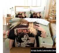 Parure De Lit Hannah Montana Imprimee En 3d Pour Garçons Et Filles, Housse De Couette Et Taie D'oreiller, Pour Lit Double, Queen Size Et King Size