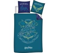 Parure de Lit Harry Potter - 1 Housse de Couette Harry Potter 140x200 + 1 Taie 63x63cm