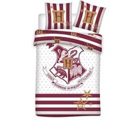 Housse de couette Harry Potter Gold, Bordeaux/Or, Enfant, 140x200cm, 1 personne, 100% Coton Bio Multicolors